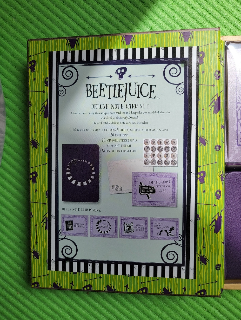 Handbook for the Recently Deceased Notecard Set - Beetlejuice - Picture 5 of 5
